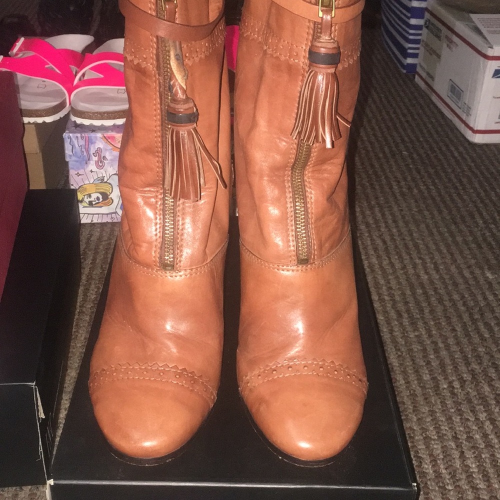 Tory Burch leather boots